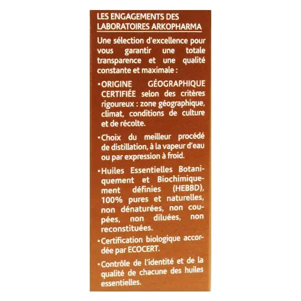 Óleo Essencial de Hortelã-Pimenta Orgânico Arko Essentiel nº 22 10ml
