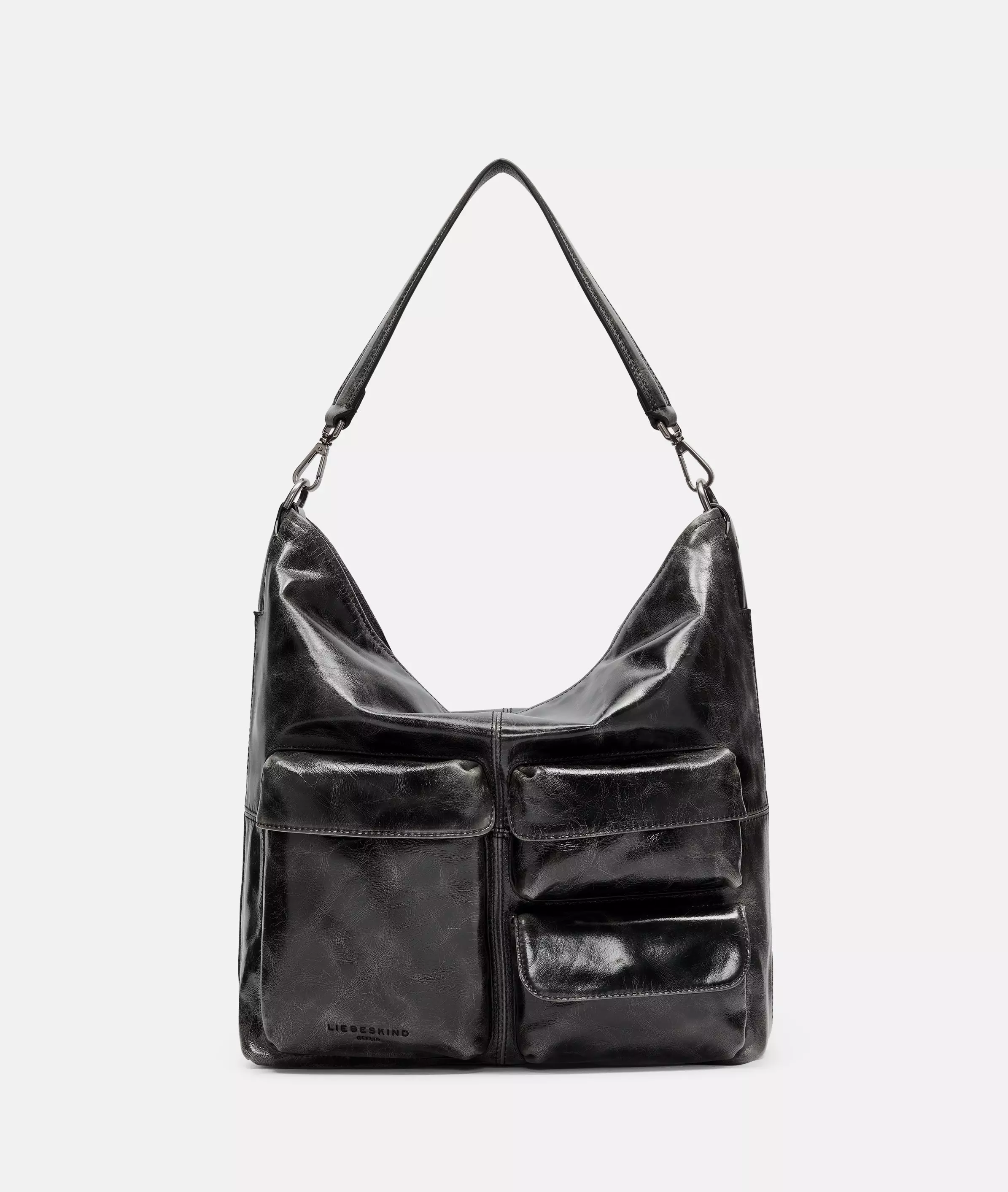 Archive LK 204 Hobo M Spacious hobo bag made from shiny cowhide leather