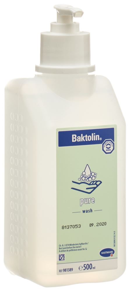 BAKTOLIN pure Waschlotion Lot mit Pumpe Disp 500 ml