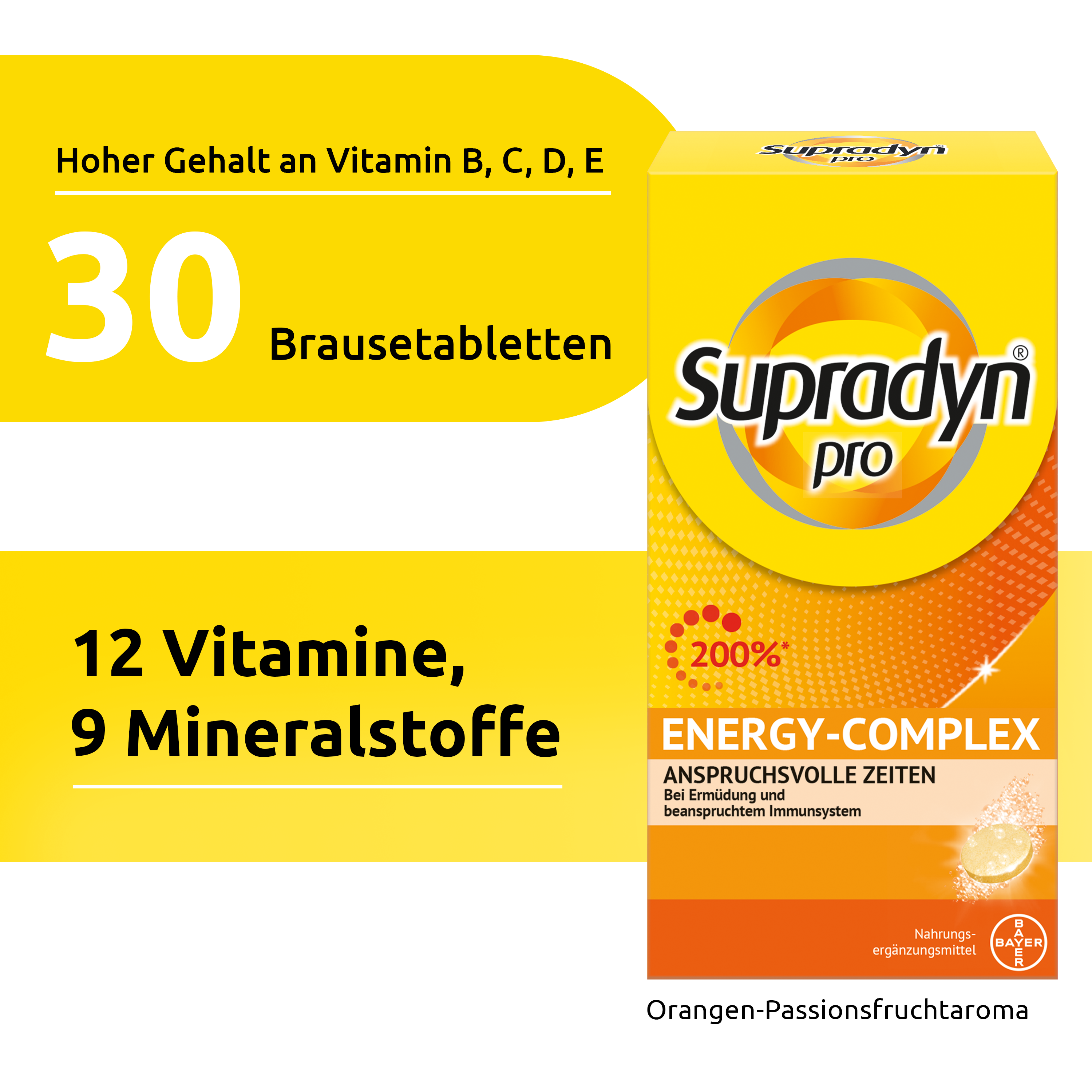 SUPRADYN pro energy-complex Brausetabl 30 Stk