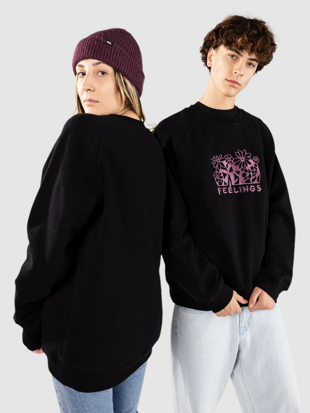 And Feelings Brea Crew Sweater black