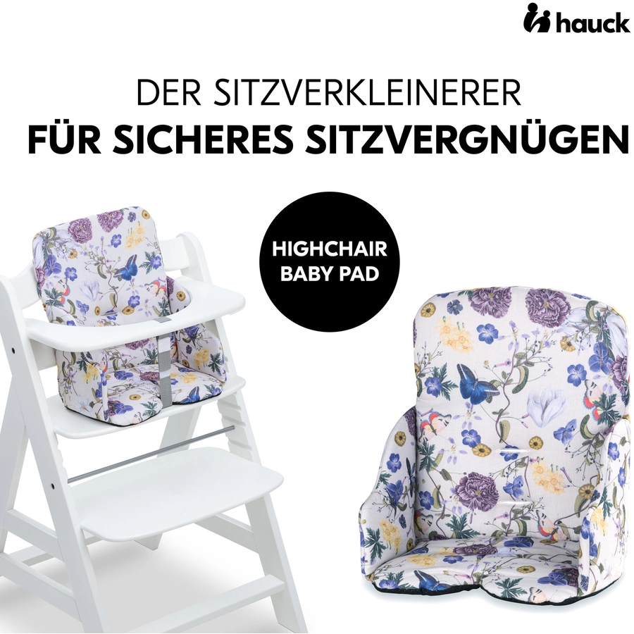 hauck Hochstuhlauflage Baby Pad Floral Beige