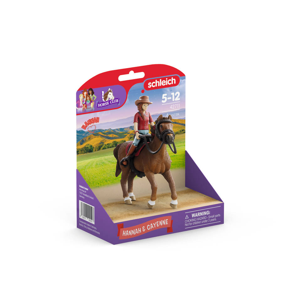 schleich HORSE CLUB Hannah & Cayenne 42711