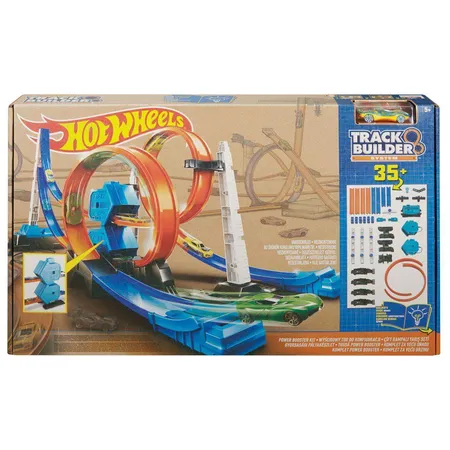 Hot Wheels Doppel-Booster Powerbahn