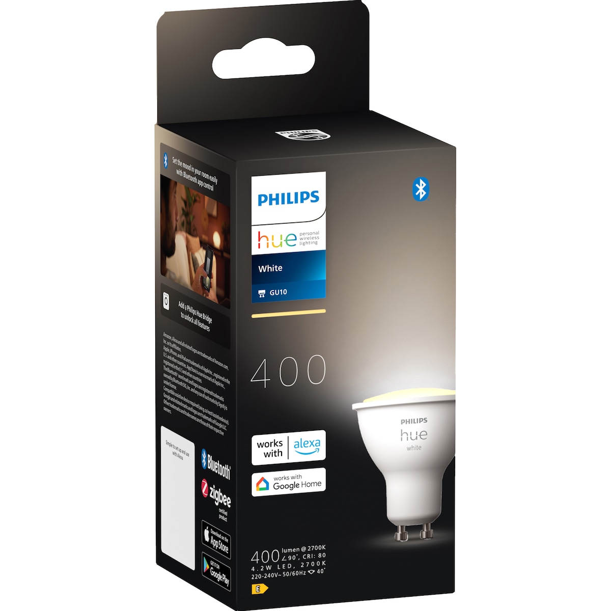 Philips Hue LED-lyspære GU10 4,2W