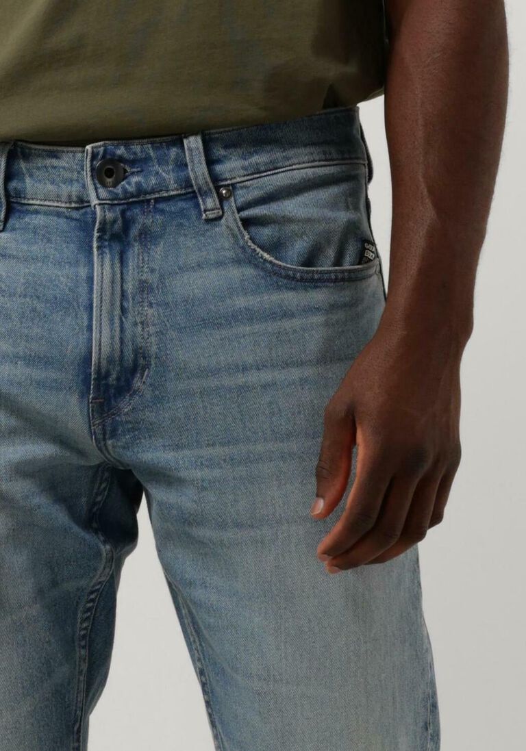 G-STAR RAW blauwe g-star raw straight leg jeans mosa straight