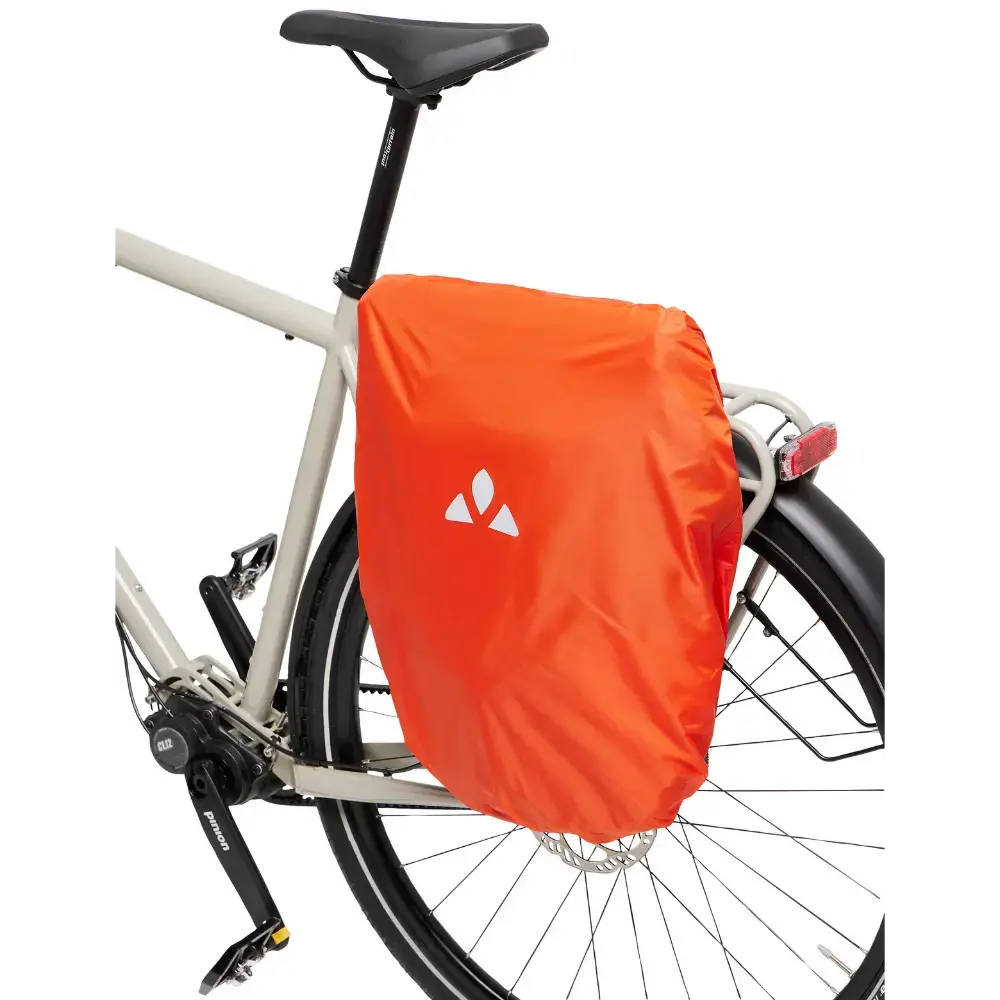 VAUDE Regenhoes voor Fietstassen Oranje