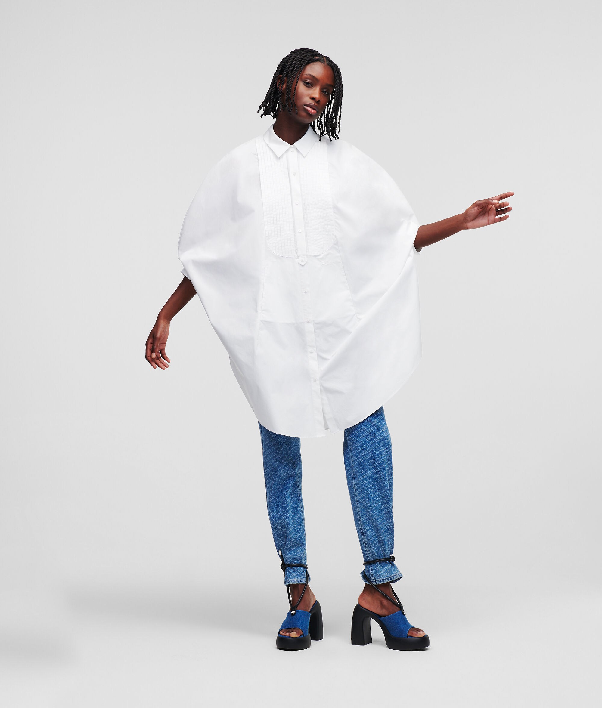 CHEMISE TUNIQUE EFFET BOULE SÉLECTIONNÉE PAR HUN KIM