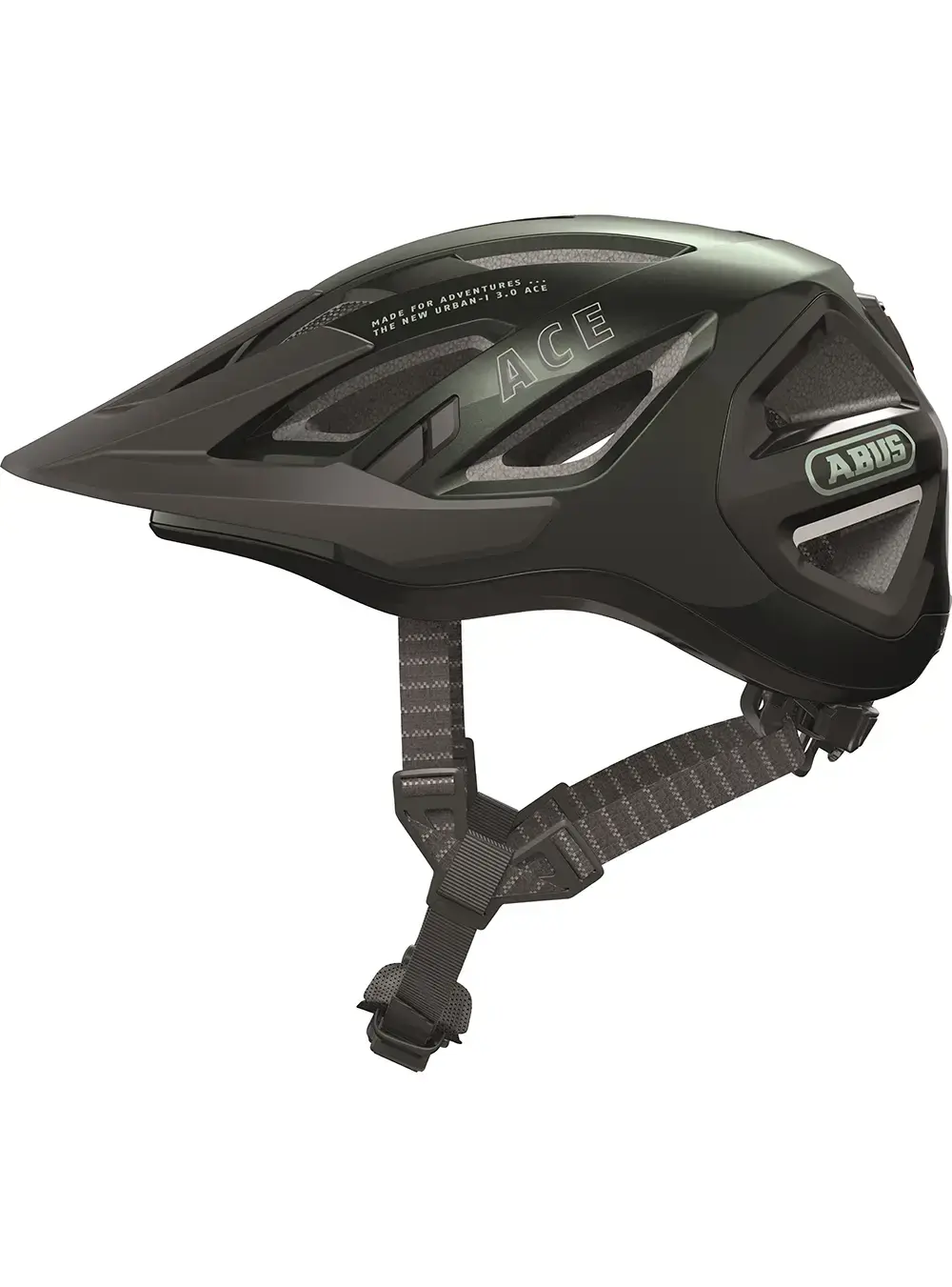 Abus Urban-I 3.0 ACE Fietshelm Mosgroen