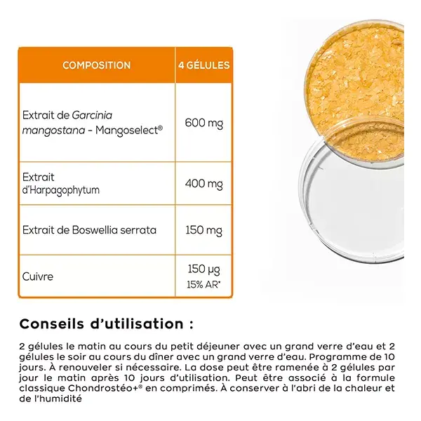 Granions Chondrostéo Flash 40 cápsulas
