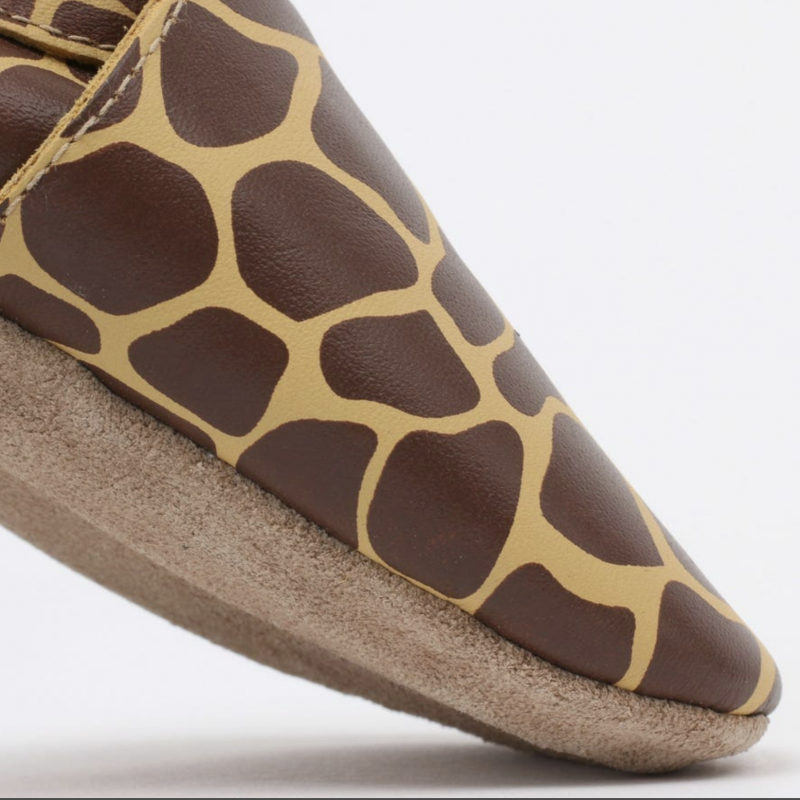 Bobux Bobux chaussons girafe print