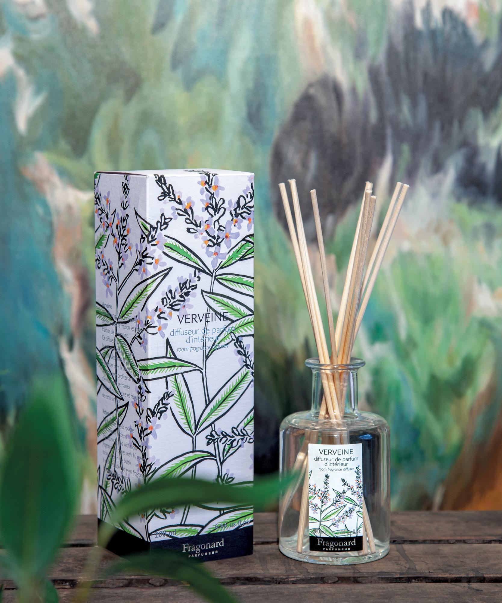 Verveine  Diffuseur + 10 bâtonnets - flacon 200 ml