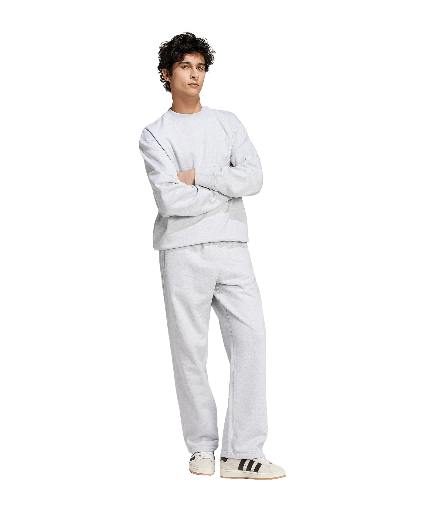 adidas Originals Essential Wide Jogginghose Grau