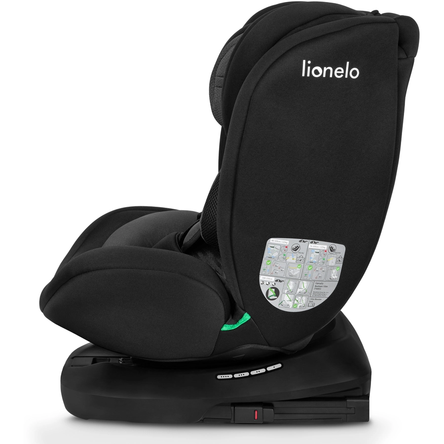 lionelo Kindersitz Bastiaan i-Size Black Grey