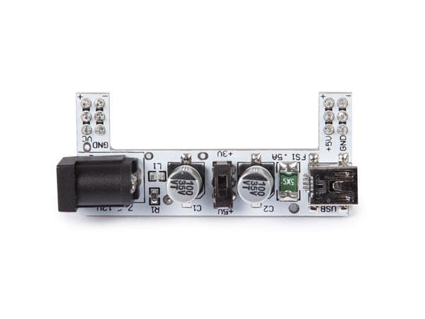 Whadda Spannungsregler DC-DC 2-Kanal, 3.3 V / 5 V Stromversorgungsmodul für Entwicklerboards