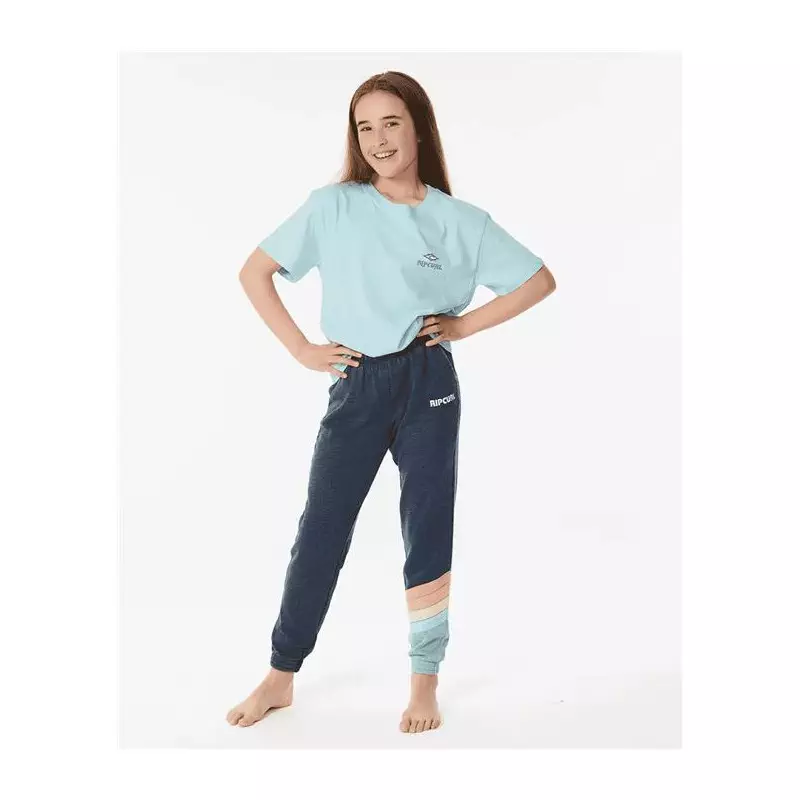 Teeshirt junior RIPCURL Shore Break Tee -Girl Light Blue