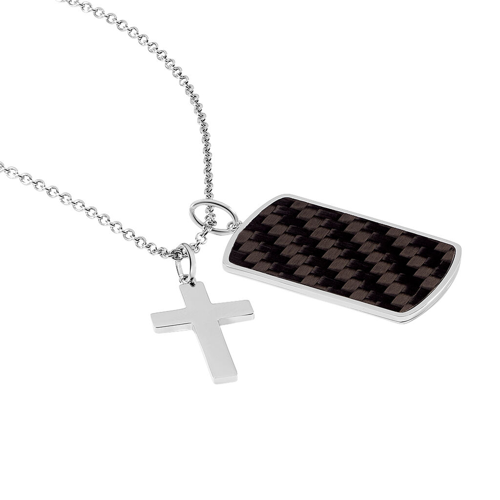 Collier Akim Acier Blanc