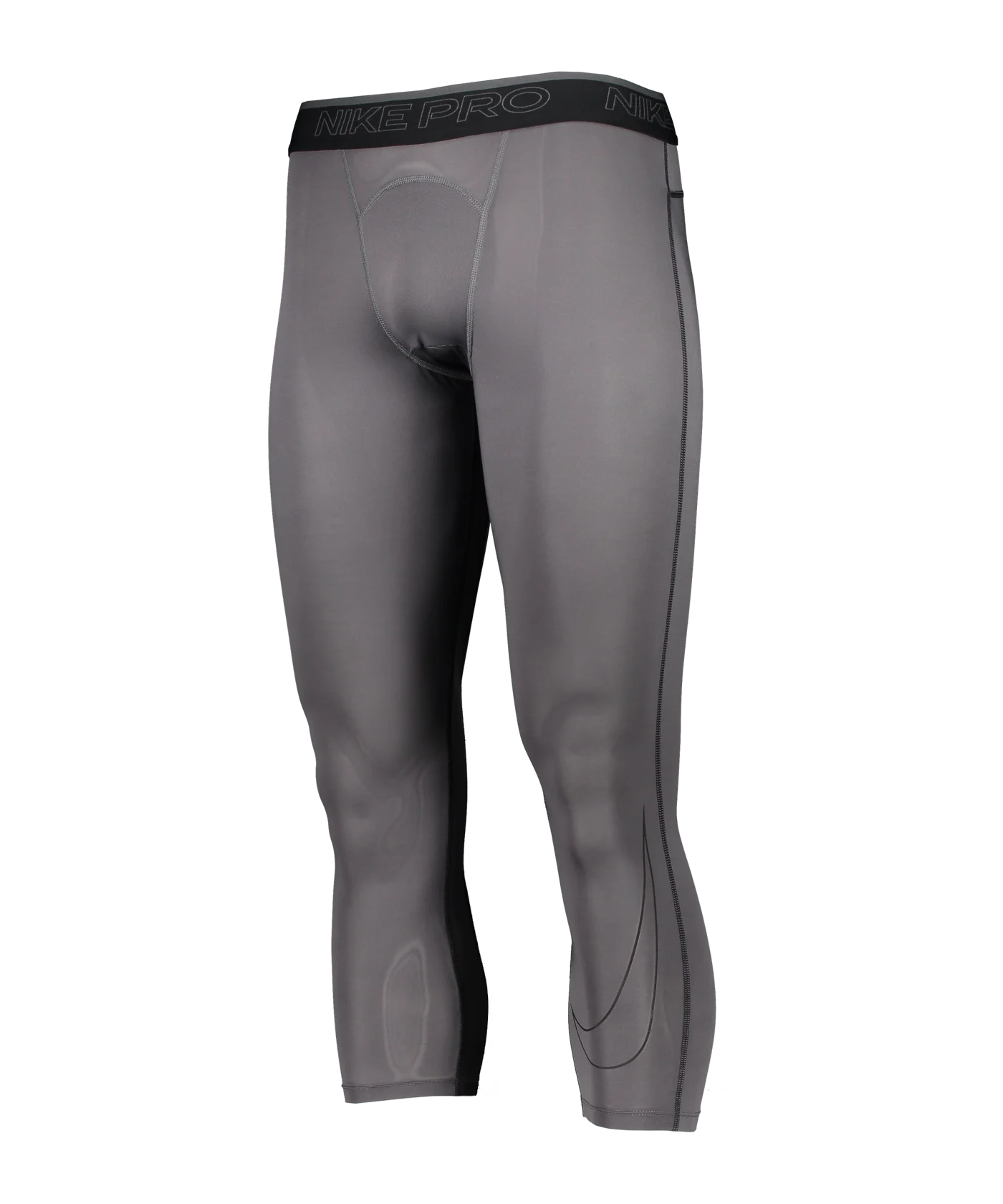 Nike Pro Dri-FIT 3/4 Tight Grau Schwarz F068