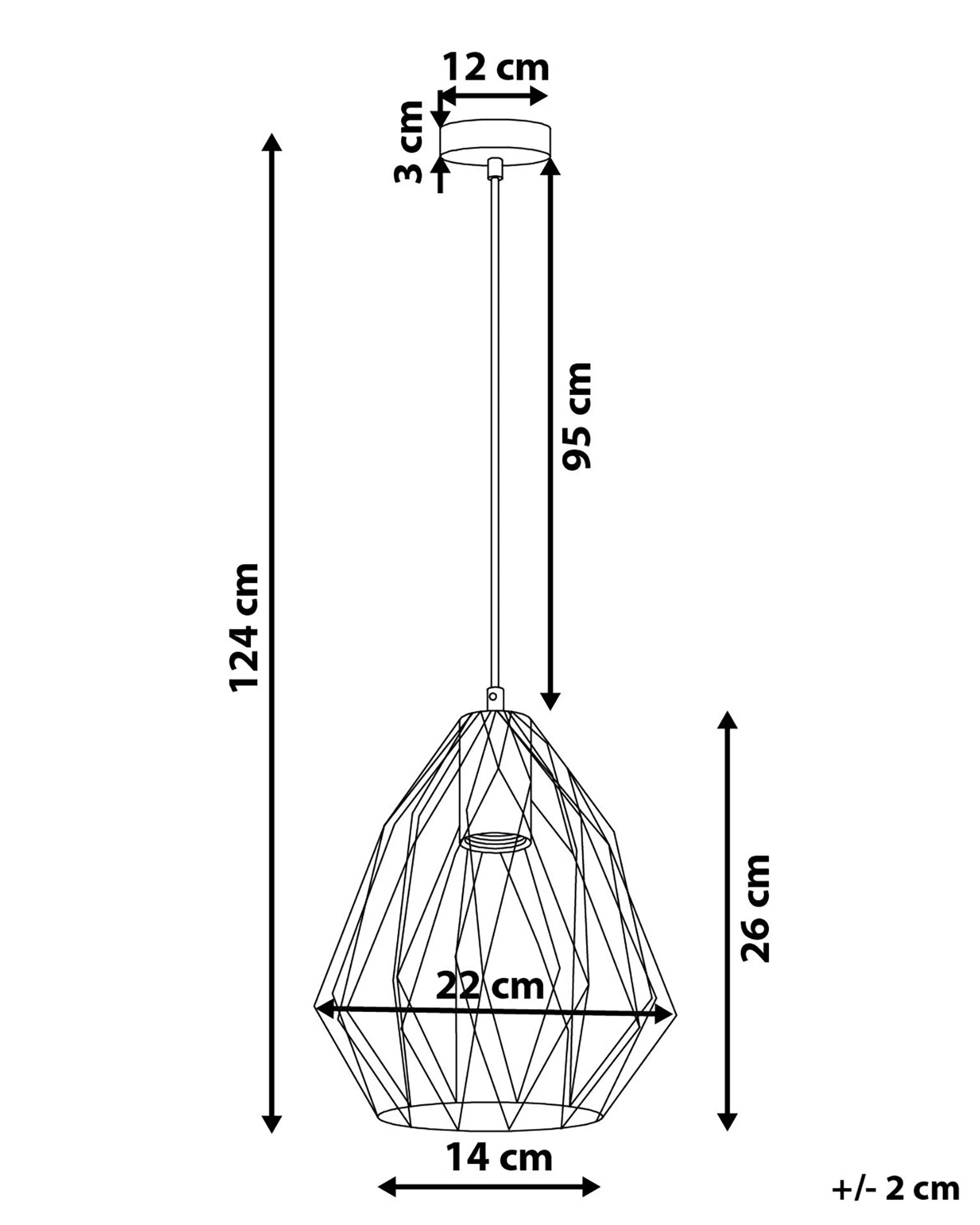 Hanglamp MAGRA Metaal Zwart