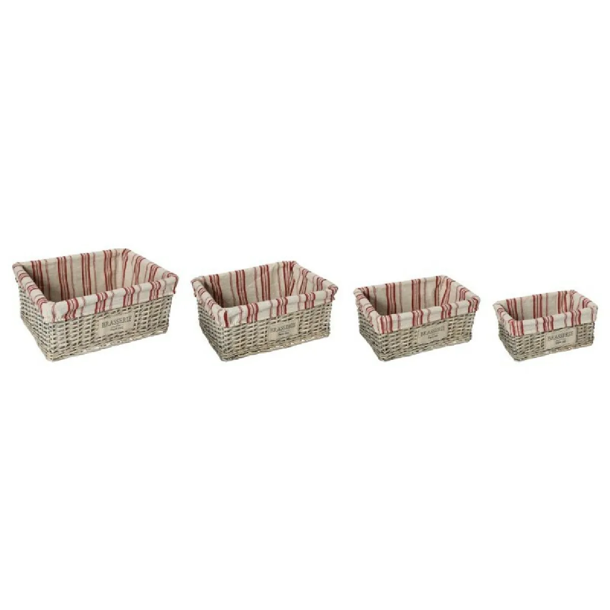 Lot de 4 Paniers Bistrot