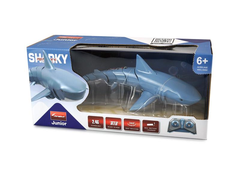 Amewi Sharky – der blaue Hai RTR Ferngesteuerter Haifisch