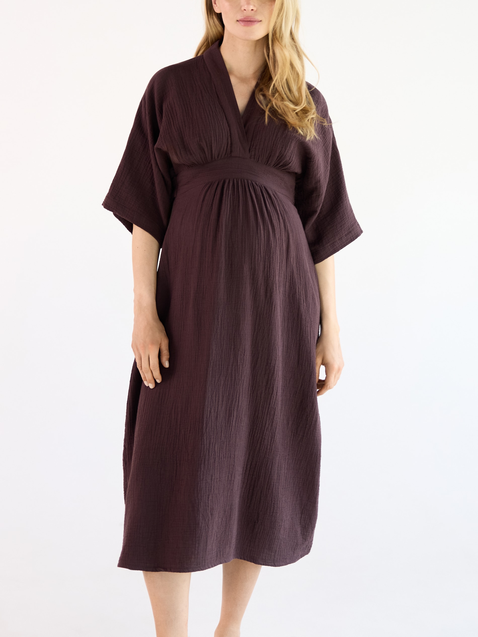 Midikleid aus Musselin