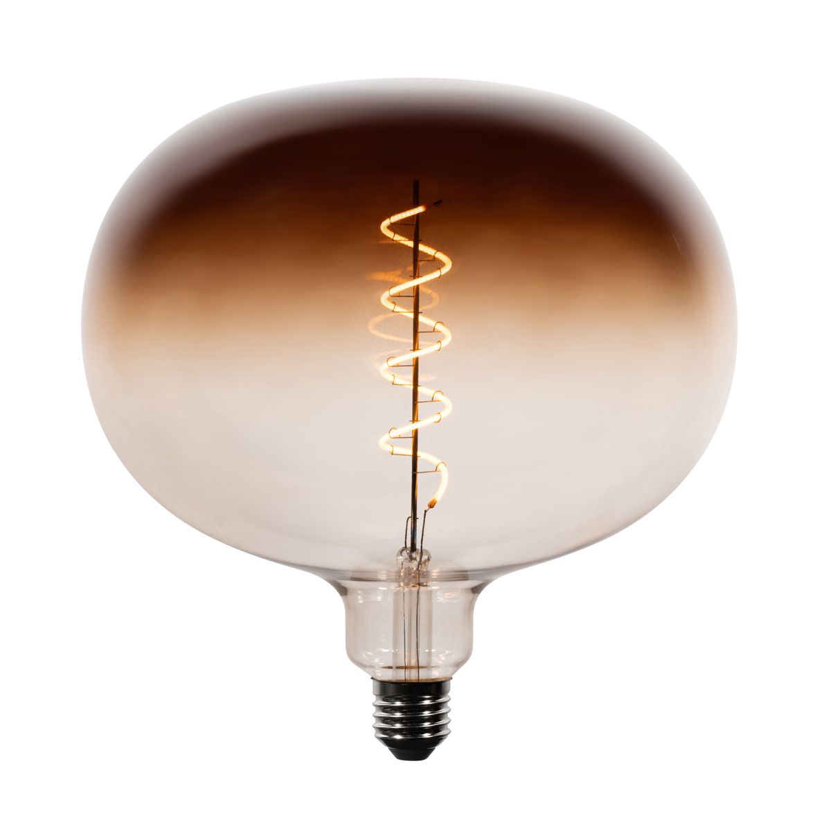 E27 dimbare LED lampen G220 bruin 4,9W 130 lm 1800K