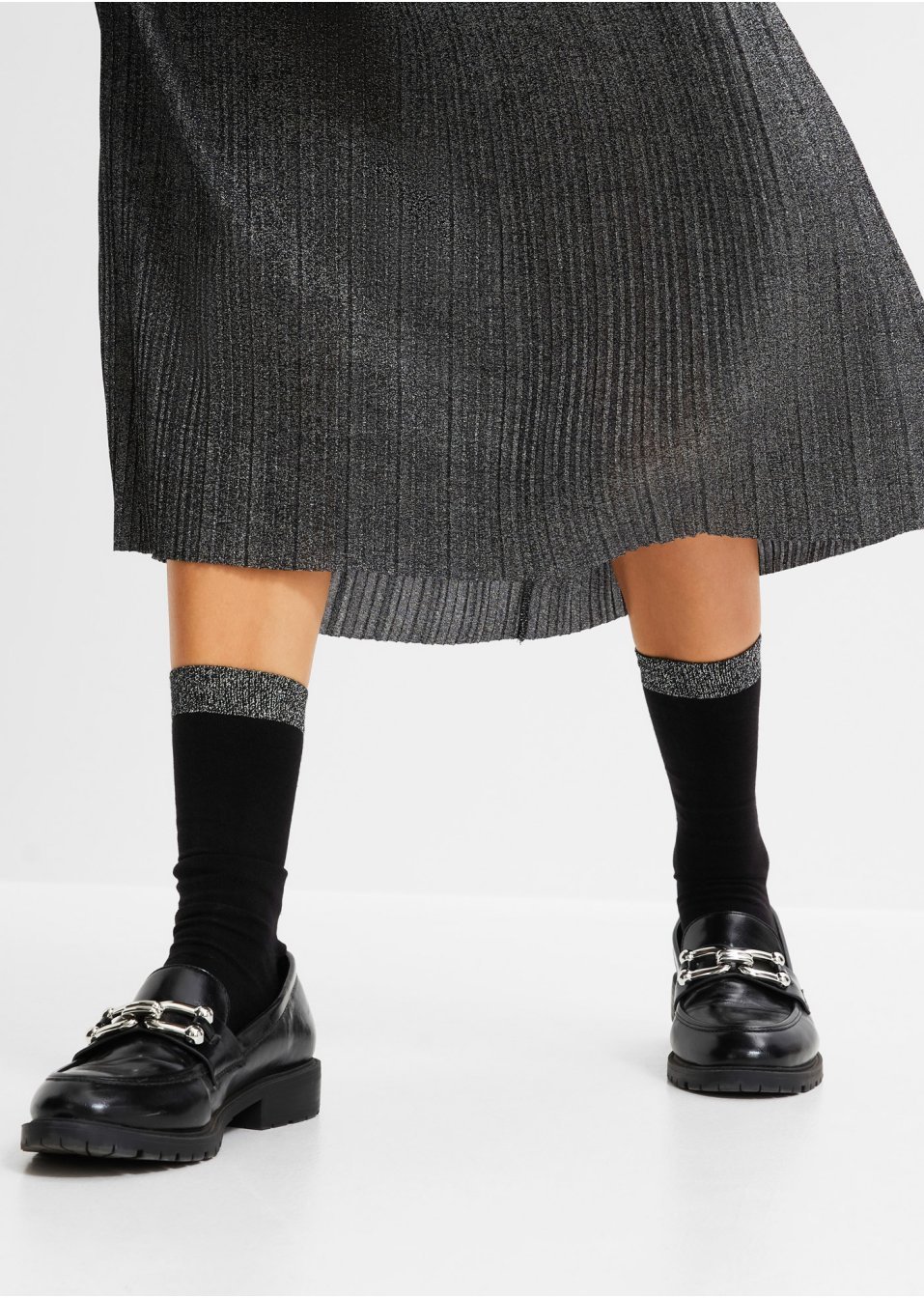 Lot de 5 paires de chaussettes avec fil brillant