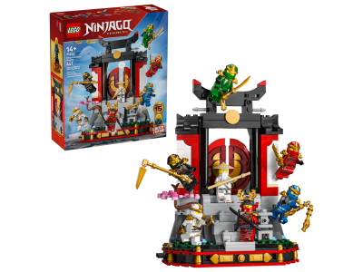 LEGO 15-jarig jubileum: Display met ninjapersonages (71866)