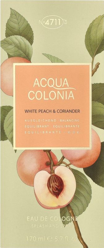 4711 - Acqua Colonia White Peach en Coriander - Eau De Cologne 170 ml