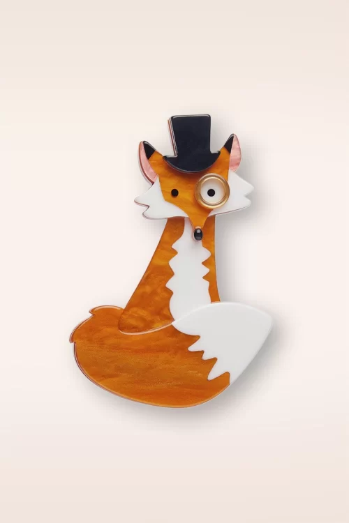 Erstwilder Felix the Fox broche