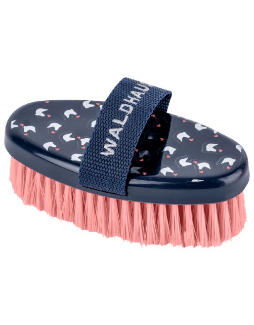 Waldhausen Lucky Heart Body Brush - Paardenverzorging - Nachtblauw Lucky Heart