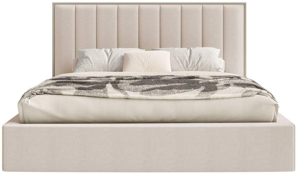NADUVI Collection Bedframe Taavi chenille 180 x 200 cm