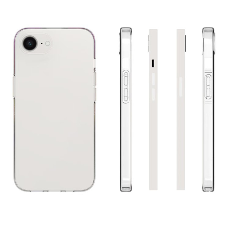 iPhone 16e Gummi Case Schutzhülle Ultra Thin - Transparent