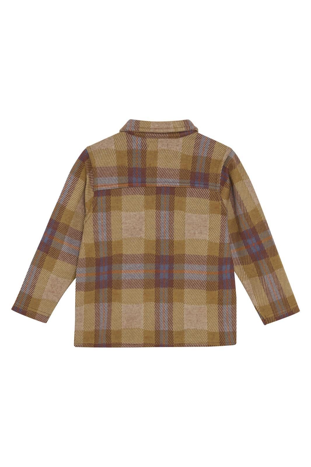 Noppies Kids Overhemd Redkey - Check Pattern Light Brown