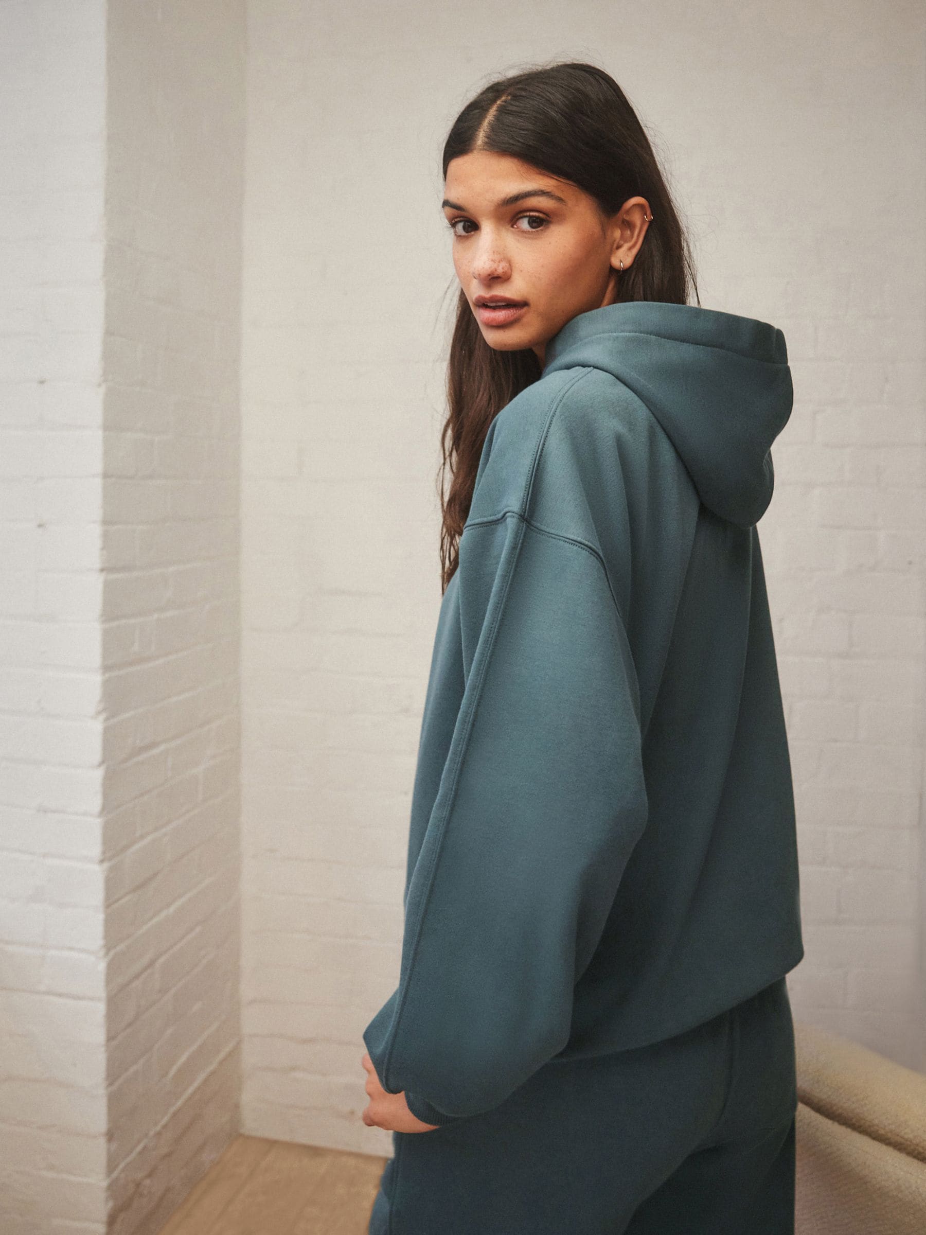 Blauwgroen - Self. hoody