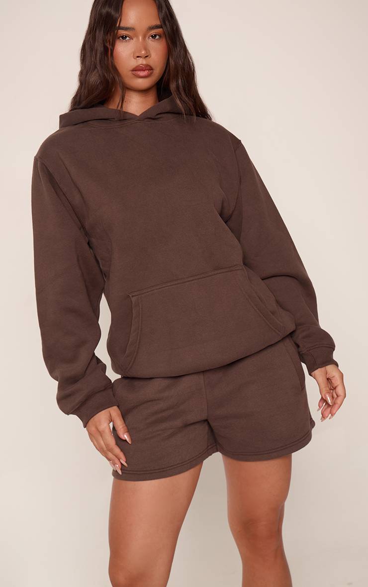 Espresso Short De Jogging En Molleton De Coton