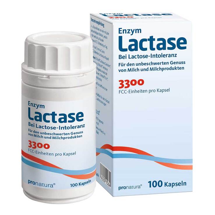 Lactase 3300 FCC 200 mg Kaps, 100 St