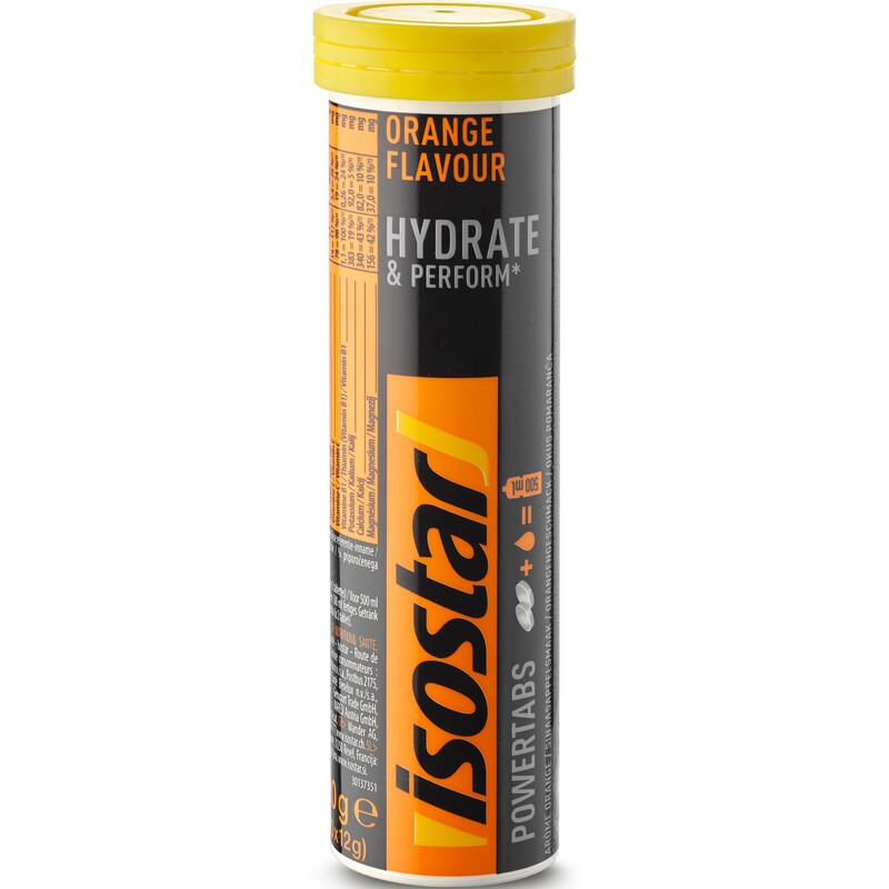 Isostar Powertabs Orange, 12 g, 10 Stück