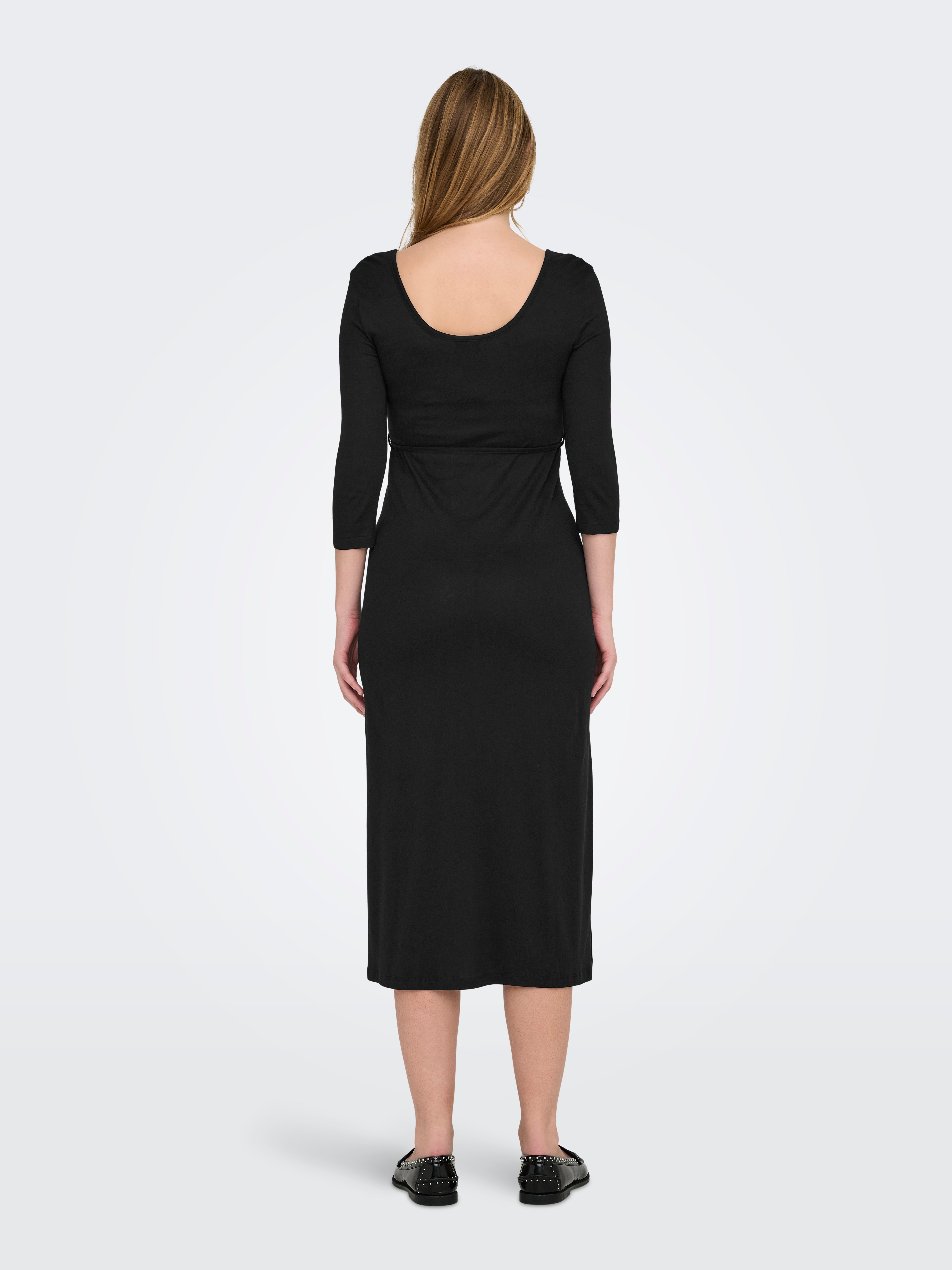 OLMIMA Langes Kleid Black