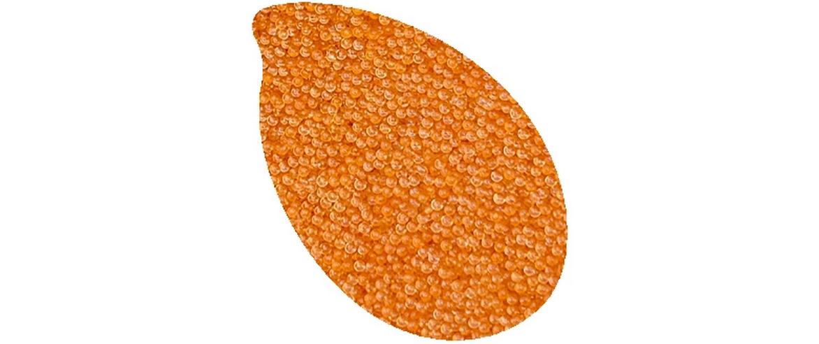Glasperlen 500 g GelborangeGlasperlen