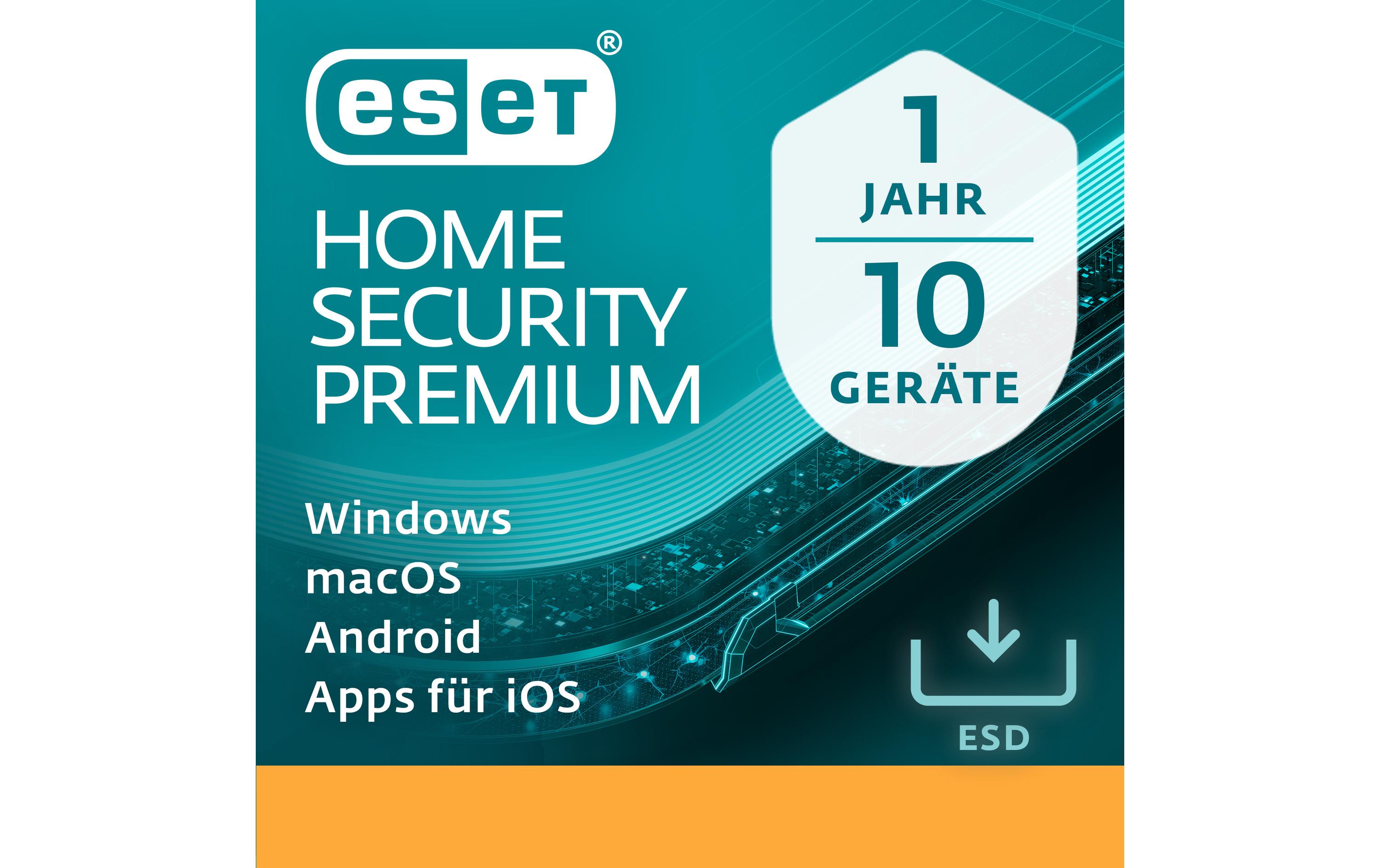 HOME Security Premium Vollversion, 10 User, 1 JahrDer Premiumschutz für Ihr digitales Leben – Stärken Sie Ihren Schutz dank Passwort-Manager, Verschlüsselung sensibler Dateien und modernster Bedrohungserkennung