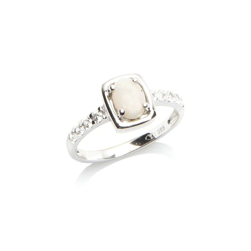 Bague argent 925 Opale d'Australie
