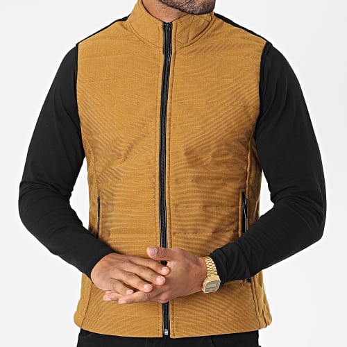 Veste Zippée Sans Manches 2000 Jaune Moutarde