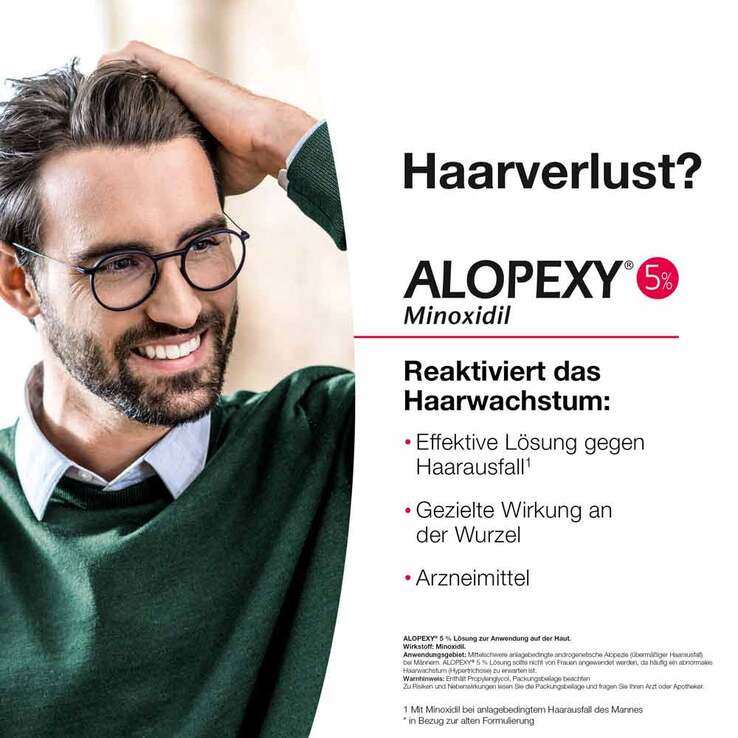 Alopexy 5% Lösung, 6x60 ml