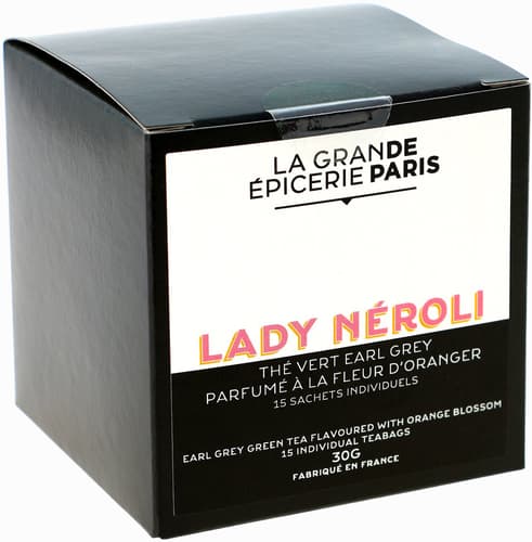 La Grande Épicerie Earl Grey Grüner Tee aromatisiert mit Orangenblüten, in Beutel