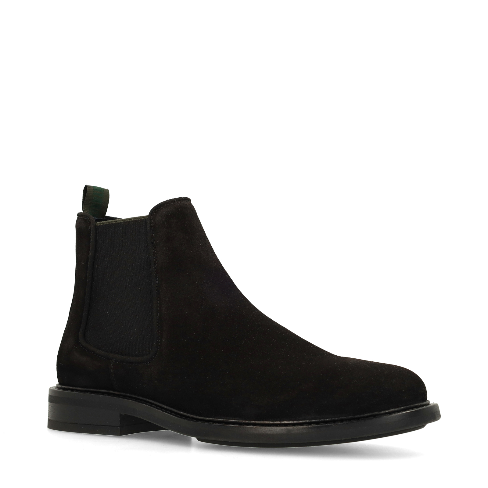 Zwarte suède chelsea boots