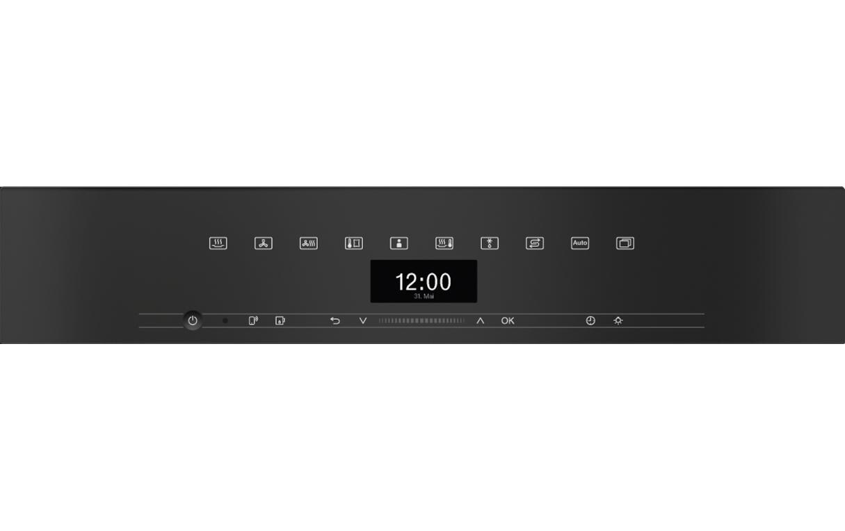 Einbaudampfbackofen DGC 7445 HC Pro Schwarz A+<br>Kompakt-Dampfbackofen mit Frisch- und Abwasseranschluss