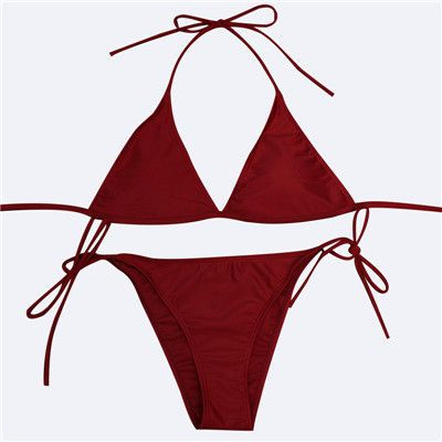 Hipper - Set: Halterbikini + zelfstrikbaar broekje