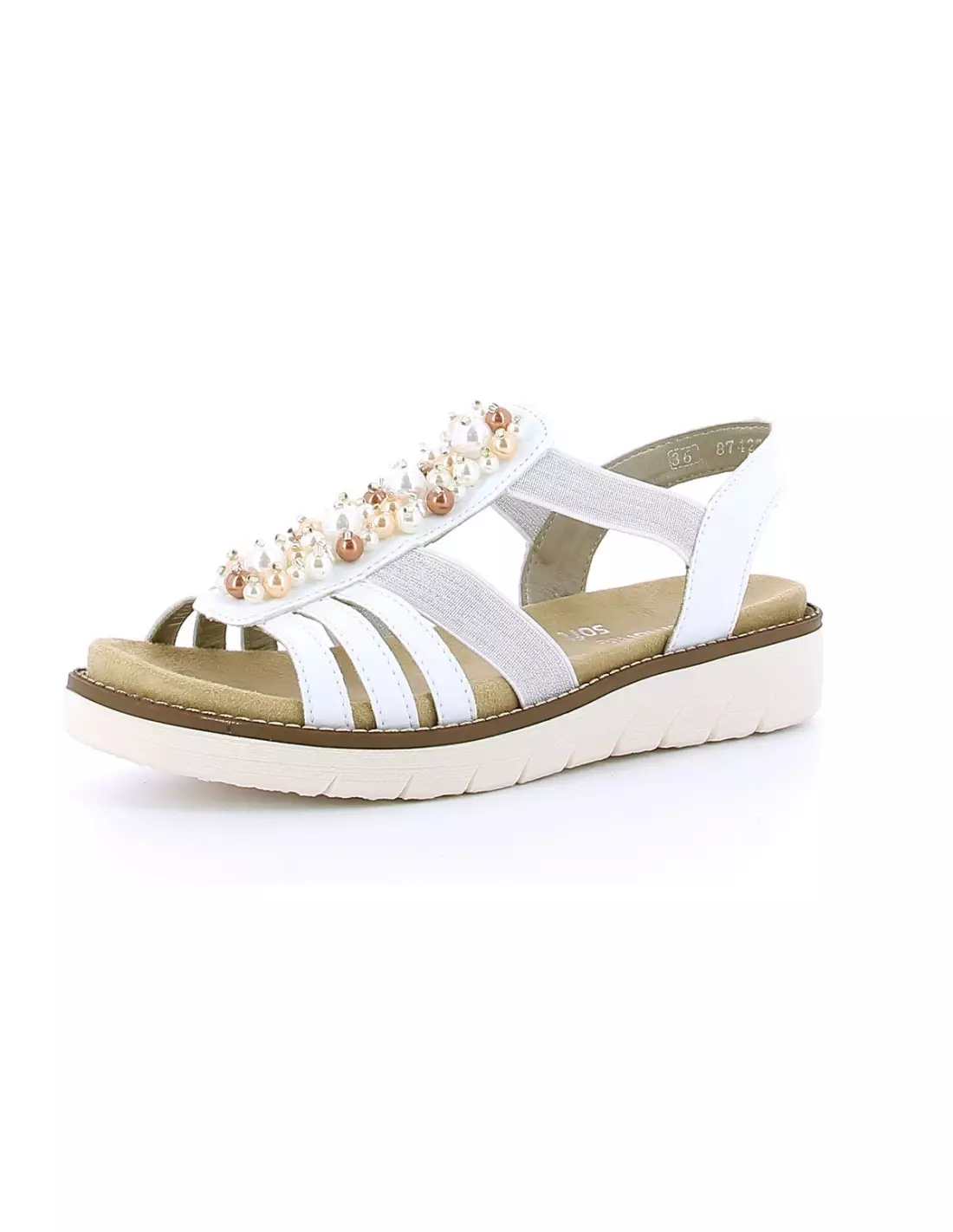 REMONTE D2047-80 - Sandales & nu-pieds Weisssilver